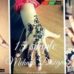 Снимка прости мехенди рисунки от 03.08.2018 №097 - проста рисунка мехенди -