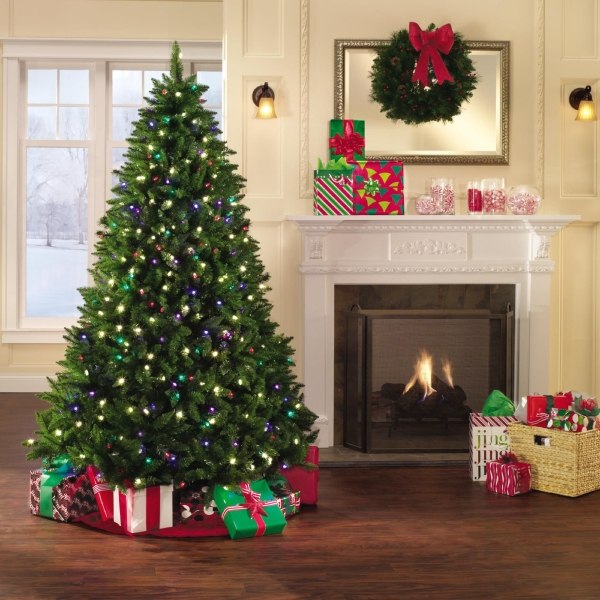 Vianočné osvetlenie rozprávkové osvetlenie Vianočný stromček viac farieb Vianočná dekorácia LED rozprávkové svetlá vianočný stromček viac farieb