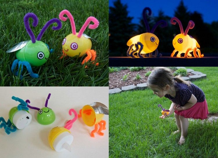 svetlušky-drotár-deti-plastové-vajíčka-led-svetlo