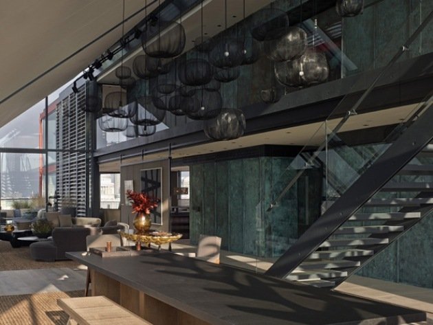 Penthouse-mezonetový byt-650-metrov štvorcových-2-poschodia-strešná terasa