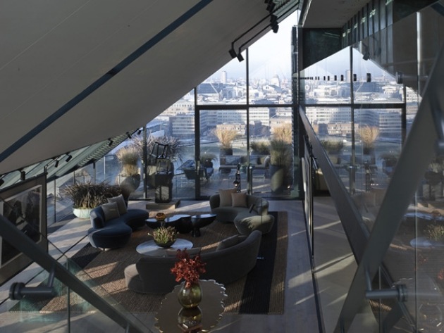 moderný mezonetový strešný byt sprostredkuje životný štýl v Londýne
