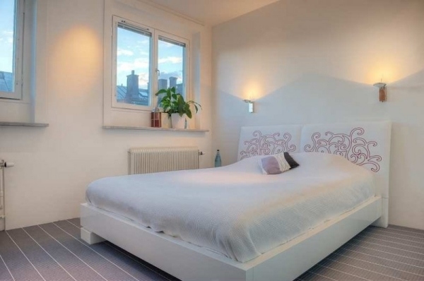 Mezonetový byt moderná spálňa Škandinávsky Mezonetový byt-moderná spálňa-škandinávsky