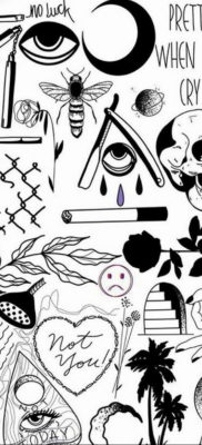 kis tetoválás vázlatok 2019.08.14. №055 - vázlatok kis tetoválás -