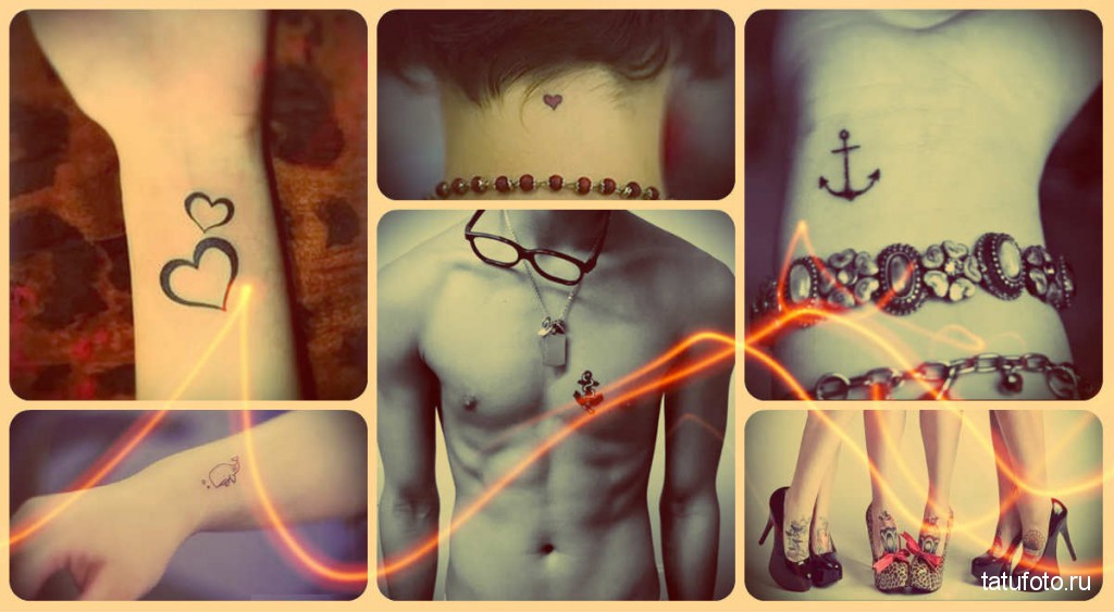 Kis tetoválások - fotók a legjobb kész tetoválásokról