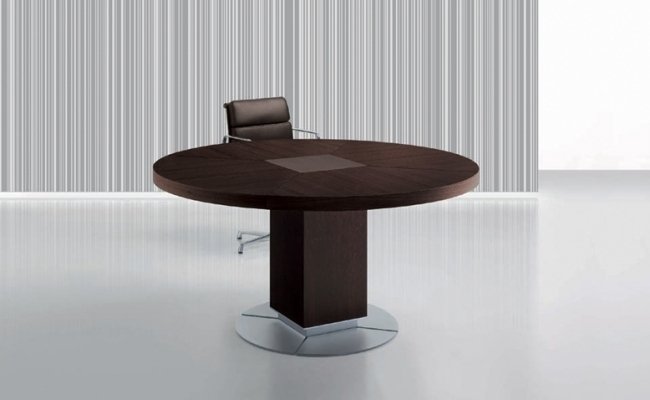 Taiko séria konferenčný stolík drevený kruhový nábytok zasadací stôl taiko drevený guľatý nábytok na správu