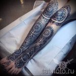mandala a láb tetoválásán - fotó példa a kész tetoválásra 01052016 -ból 5
