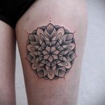 mandala a láb tetoválásán - fotó példa egy kész tetoválásra 01052016 -ból 19