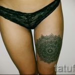 mandala a láb tetoválásán - fotó példa egy kész tetoválásra 01052016 20 -ból