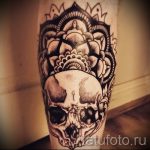 mandala a láb tetoválásán - fotó példa a kész tetoválásra 01052016 -ból 22