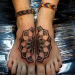 mandala a láb tetoválásán - fotó példa egy kész tetoválásra 01052016 38 -ból