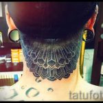 mandala a nyak tetoválásán - fotó példa egy kész tetoválásra 01052016 -ból 9