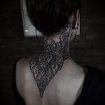 mandala a nyak tetoválásán - fotó példa egy kész tetoválásra 01052016 -ból 22