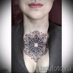 mandala a nyak tetoválásán - fotó példa egy kész tetoválásra 01052016 31 -ből