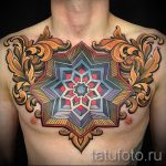 mandala tetoválás színe - fotó példa a kész tetoválásra 01052016 14