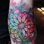 mandala tetoválás színe - fényképes példa egy kész tetoválásra 01052016 -ból 15