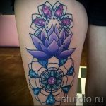 mandala lótusz tetoválás - fotó példa a kész tetoválásra 01052016 -ból 12