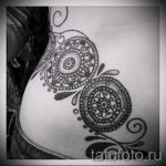 mandala tetoválás a combon - fotó példa a kész tetoválásra 01052016 -ból 7