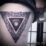 mandala tetoválás a combon - fotó példa a kész tetoválásra 01052016 -ból 9