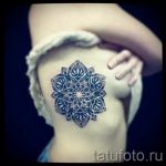 mandala tetoválás az oldalon - fotó példa egy kész tetoválásra 01052016 -ból 1