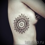 mandala tetoválás az oldalon - fotó példa egy kész tetoválásra 01052016 -ból 4