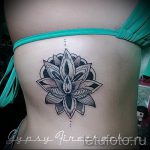 mandala tetoválás az oldalon - fotó példa egy kész tetoválásra 01052016 -ból 5