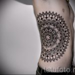 mandala tetoválás az oldalon - fotó példa egy kész tetoválásra 01052016 -ból 8