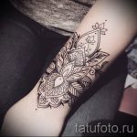 mandala tetoválás a csuklón - fotó példa a kész tetoválásra 01052016 -ból 1