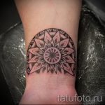 mandala tetoválás a csuklón - fotó példa a kész tetoválásra 01052016 -ból 67