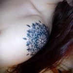 mandala tetoválás a vállán - fotó példa egy kész tetoválásra a 01052016 -ból 12