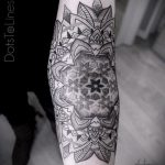 mandala tetoválás az alkaron - fotó példa a kész tetoválásra 01052016 -ból 1