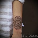 mandala tetoválás az alkaron - fotó példa a kész tetoválásra 01052016 -ból 3