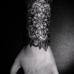 mandala tetoválás a karon - fotó példa egy kész tetoválásra 01052016 -ból 7