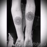 mandala tetoválás a karon - fotó példa egy kész tetoválásra 01052016 -ból 8