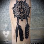 mandala tetoválás a kezében - fotó példa a kész tetoválásra 01052016 -ból 11