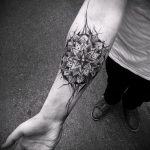mandala tetoválás a karon - fotó példa egy kész tetoválásra a 01052016 40 -ből
