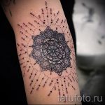 mandala tetoválás a karon - fotó példa egy kész tetoválásra a 01052016 41 -ből