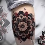 mandala tetoválás a karon - fotó példa egy kész tetoválásra a 01052016 45 -ből