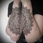 mandala tetoválás a kezében - fotó példa a kész tetoválásra 01052016 48