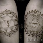 mandala tetoválás a karon - fotó példa egy kész tetoválásra a 01052016 49 -ből