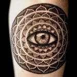 mandala tetoválás a karon - fotó példa egy kész tetoválásra a 01052016 50 -ből