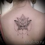 mandala tetoválás a hátlapon - fotó példa egy kész tetoválásra a 01052016 -ból 23