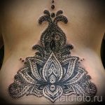 Mandala Lotus Tattoo - Foto Beispiel des fertigen Tätowierung auf 01052016 1