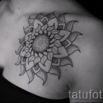 nap mandala tetoválás - fotó példa a kész tetoválásra 01052016 -ból 5