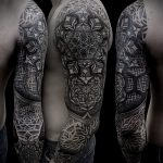 mandala ujjú tetoválás - fényképes példa egy kész tetoválásra 01052016 -ból 13