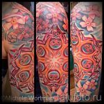 mandala ujjú tetoválás - fényképes példa egy kész tetoválásra 01052016 -ból 21