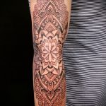 mandala ujjú tetoválás - fényképes példa egy kész tetoválásra 01052016 -ból 27