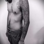 mandala ujjú tetoválás - fényképes példa a kész tetoválásra 01052016 37