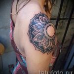 mandala tatouage sur son épaule - példa fotó du tatouage fini sur 01052016 1