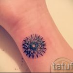 Mandala -Tattoo auf dem Handgelenk - Beispielfoto des fertigen Tätowierung auf 01052016 1