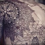 tetoválás mandala férfiak - Fotó példa a kész tetoválásra a 01052016 -on 1